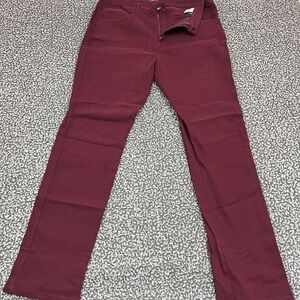 J-Walkers Jeans Men XXL Red Slim‎ Fit Denim Pants Pocket Outdoor Adult 34x33